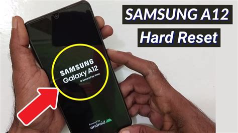 how to hard reset samsung a12|How To Reset and Wipe Data on Samsung Galaxy A12 (Soft.